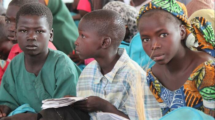 Pupils in Northern Cameroon